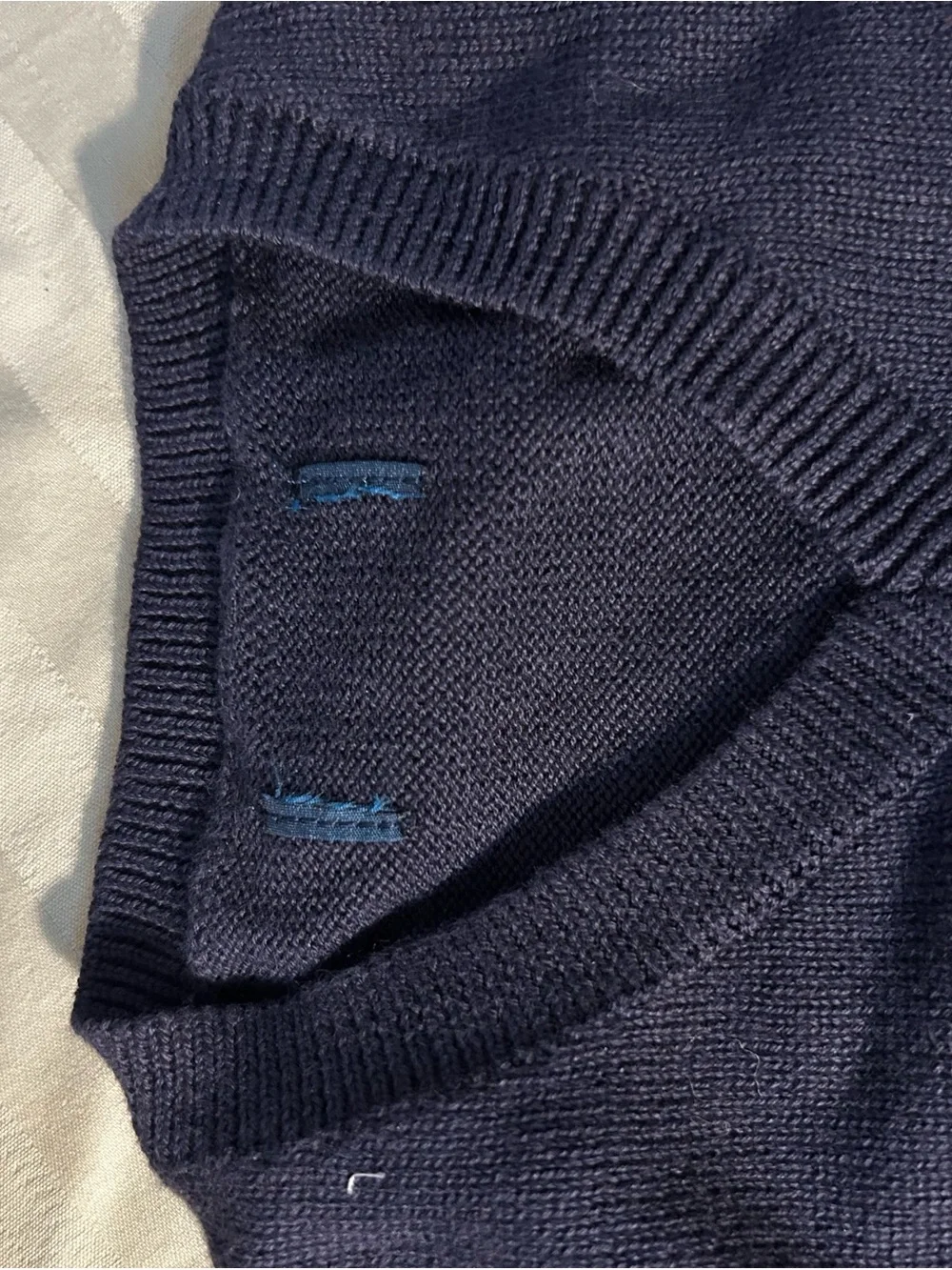 Polo Ralph Lauren Navy V-Neck Sweater Kids Size 4-5